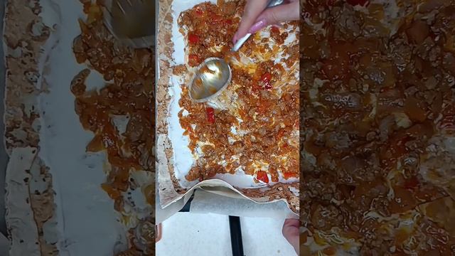 Лазанья на лаваше #вкуснаялазанья