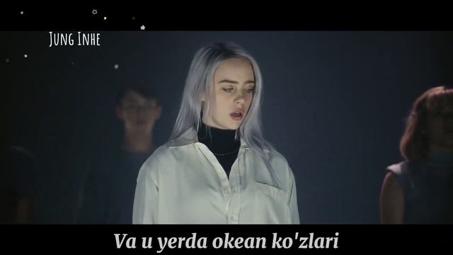 BILLIE EILISH- OCEAN EYES (UZB SUB) O'zbek tilida #Jung_Inhe смотреть онлайн