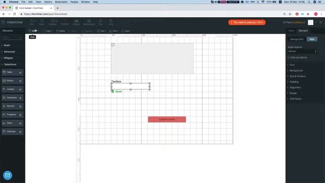 Getting Started: Form builder layout смотреть онлайн