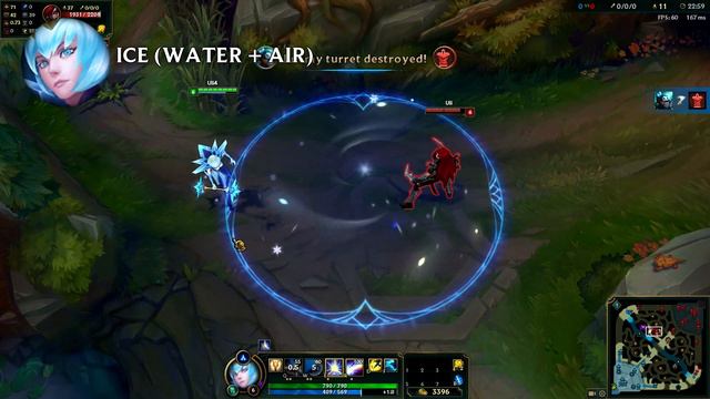 Elementalist Lux (Ice Form) Skin Spotlight - League of Legends смотреть онлайн