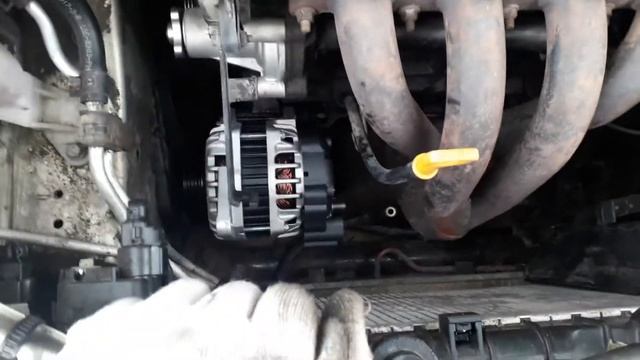 генератор хендай акцень замена