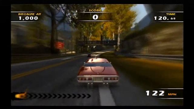 Classic PS2 Game Burnout Dominator on PS3 in HD 1080p смотреть онлайн