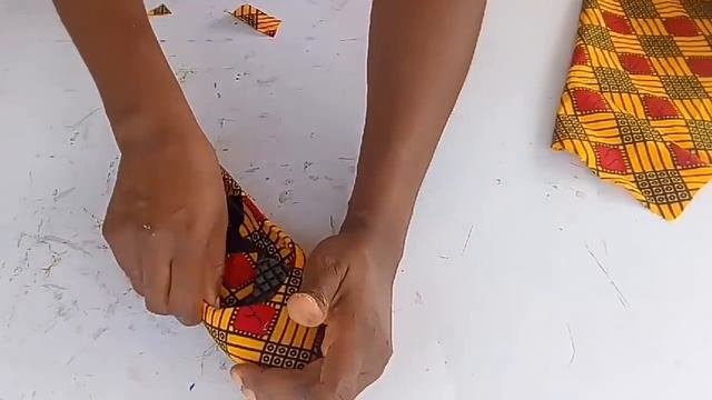 DIY Ankara Flat Shoes Revamp