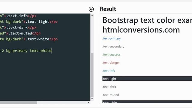 Bootstrap colors | HTMLConversions.com смотреть онлайн
