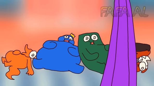 Rainbow friends got so fat..? (NEW!) | Rainbow Friends Animations Roblox pt.43 смотреть онлайн