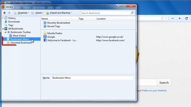 How to delete Bookmarks in Firefox смотреть онлайн