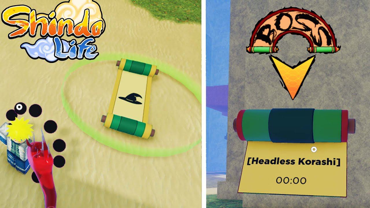 ШИНДО ЛАЙФ ОБНОВА  МЕСТО СПАВНА НОВОГО БОССА - HeadLess Korashi