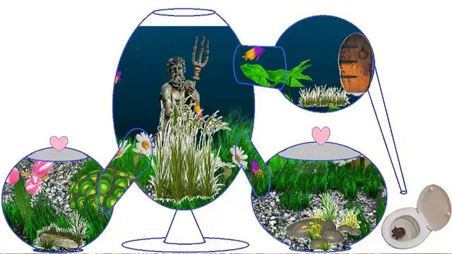 Рисуем аквариум смотреть онлайн