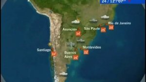 Заставка World Weather и погода (Россия/Euronews, 2007)