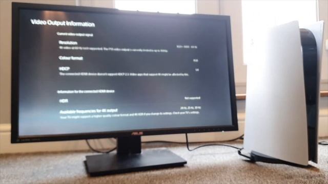 Playstation 5 running 4k 60 Hz on Display port смотреть онлайн