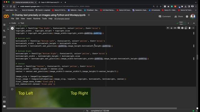 Overlay text on images using Python and Moviepy смотреть онлайн