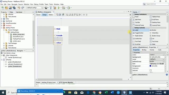 Java Swing Application Jframe form/how to gett input from radio button and Combobox in Java frame смотреть онлайн