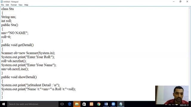 class and object Concept in java смотреть онлайн