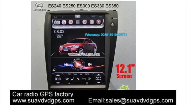 Lexus ES250 ES300 ES350 ES330 ES240 radio GPS android смотреть онлайн