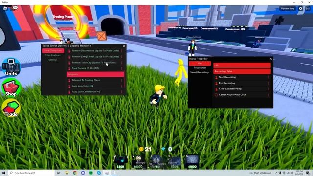 Toilet Tower Defense Script GUI Hack (INFINITE GEMS, AUTO ROLL, AUTOFARM, AND MORE) *PASTEBIN* смотреть онлайн