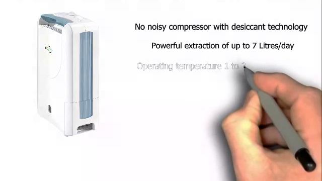 Ecoair DD122FW Dehumidifier смотреть онлайн