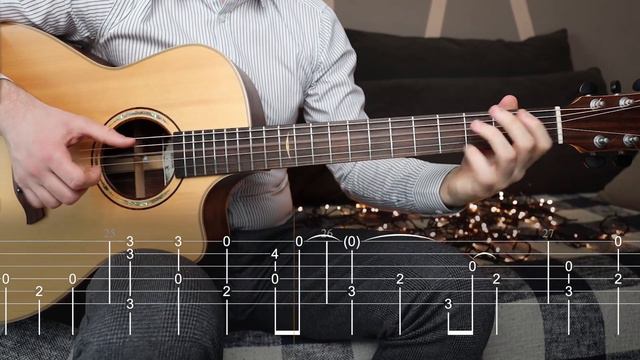 Jingle Bells (Fingerstyle Guitar) +tab смотреть онлайн