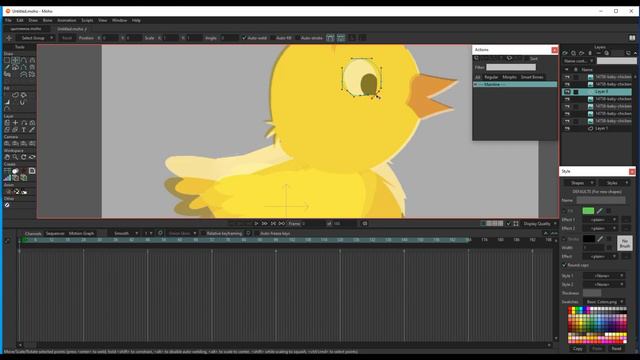 2й способ создания персонажа в Moho