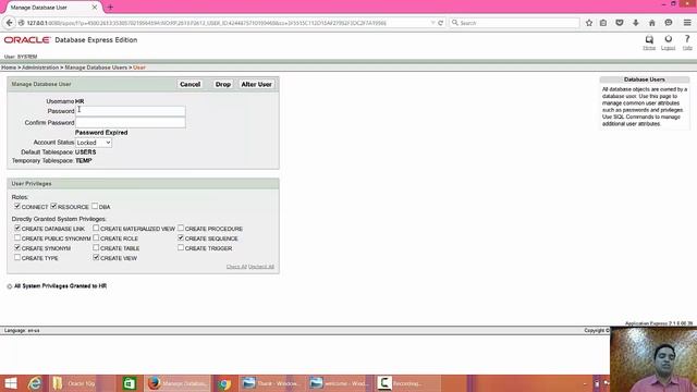 How to install oracle and unlock hr user смотреть онлайн