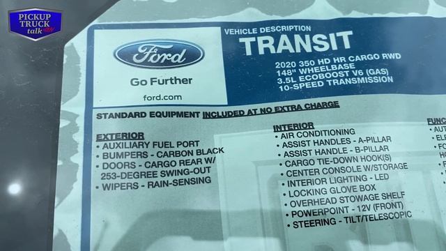 THIS is a Van! A 2020 Ford Transit T-350 High Roof Dually смотреть онлайн