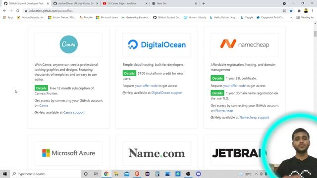GitHub Student Developer Pack | How to get Student Developer Pack for FREE | Canva Pro for Free смотреть онлайн