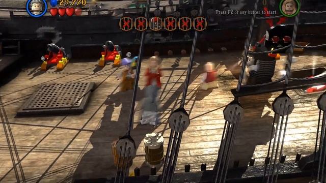 Lego Pirates Of The Caribbean The Curse Of The Black Pearl The Black Pearl Attacks смотреть онлайн