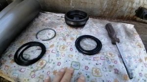 Цилиндр прицепа 2ПТС-4 / Рэмонт))