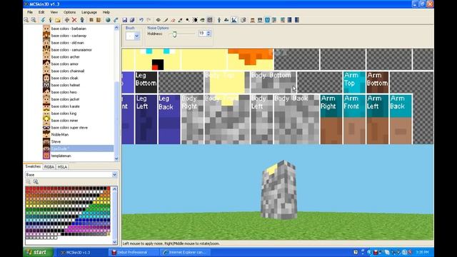Making you Own Custom Minecraft Skin with MCskin3D смотреть онлайн