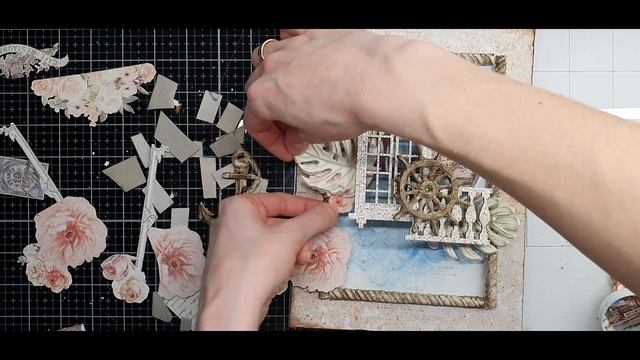 Mixed media canvas "Trip to Capri" by Nadya Drozdova смотреть онлайн