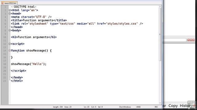 Javascript Programming Tutorial | Function Arguments And Returns смотреть онлайн
