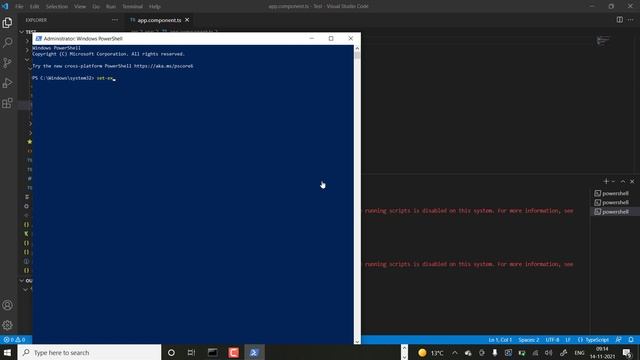 Fix: Unable to execute Angular CLI commands in Visual Studio Code terminal смотреть онлайн