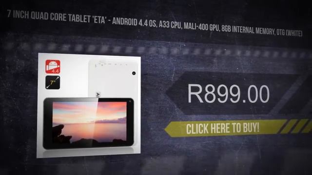 7 Inch Quad Core Tablet 'Eta' - Android 4.4 OS, A33 CPU, Mali-400 GPU, 8GB Internal Memory, OTG (Wh смотреть онлайн