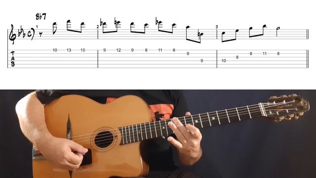 it don't mean a thing Django Reinhardt Bb7 Lick - Gypsy Jazz Guitar Lesson - Manouche Tutorial смотреть онлайн