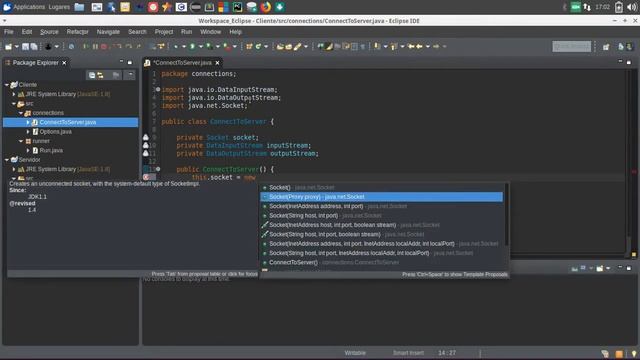 Java-Sockets Servidor Múltiples Clientes смотреть онлайн