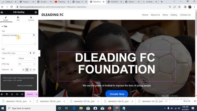 How to Create a Football Club Website with WordPress and Elementor for Free | Step by Step Tutorial смотреть онлайн