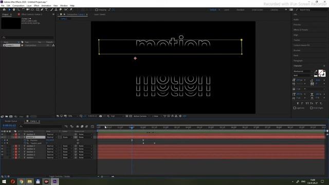 АНИМАЦИЯ (ПОЯВЛЕНИЕ) ТЕКСТА // Моушн дизайн // After Effects смотреть онлайн