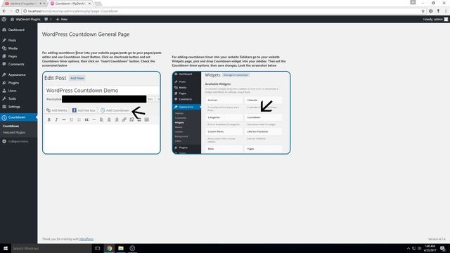 WordPress Countdown timer plugin смотреть онлайн