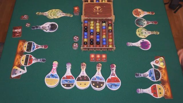 Лаборатория (Potion Explosion) - играем вдвоем в настольную игру смотреть онлайн