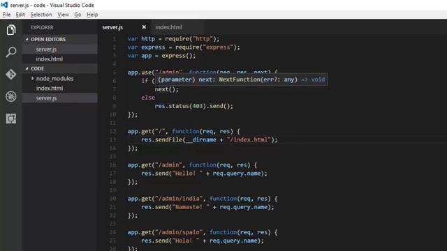 9. Node.js Single Page Application (SPA) using Express JS. Serve static files, to host an SPA смотреть онлайн