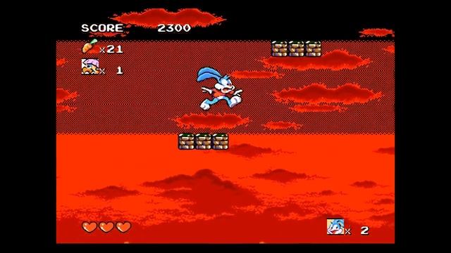 Tiny Toon Adventures: BHT (Sega Genesis); First Level With Trippy Colors смотреть онлайн