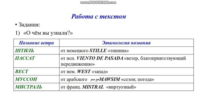 6А Ветры имеют свои названия Возвратные глаголы смотреть онлайн
