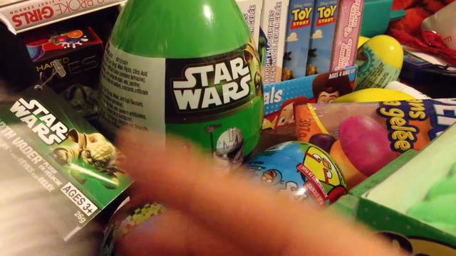20 Surprise Eggs Unboxing Kinder Surprise Angry Birds Spongebob Patrick Star Disney Pixar