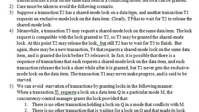 Granting of Locks - part1 from DBMS subject смотреть онлайн