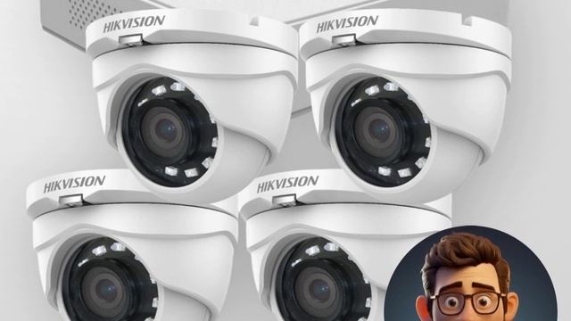 Комплект за видеонаблюдение HIKVISION 4HDV2-2MP-SET с 4 камери + рекордер смотреть онлайн