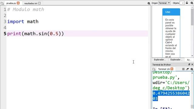 Funciones matemáticas y módulo math en Python смотреть онлайн