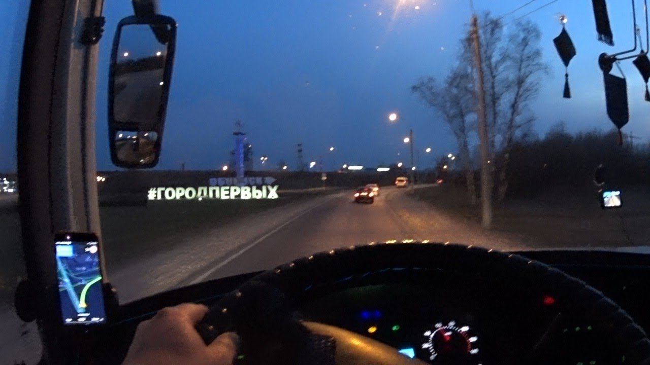 Как распознать водителя автобуса на стоянке? Тяжёлые рейсы в Москву смотреть онлайн