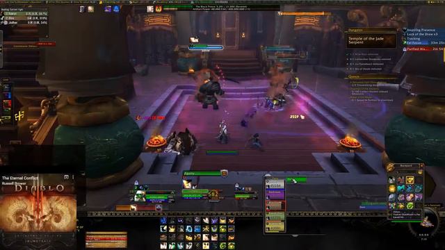 WoW Legion 7.3 - 418 - Holy Priest timewalking the Temple of the Jade Serpent смотреть онлайн