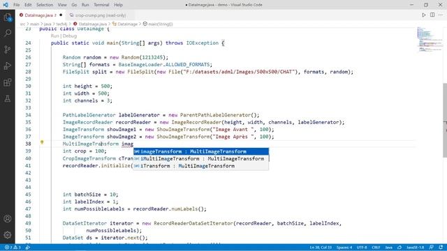 Recadrage ou Cropping des images avec datavec java dl4j смотреть онлайн