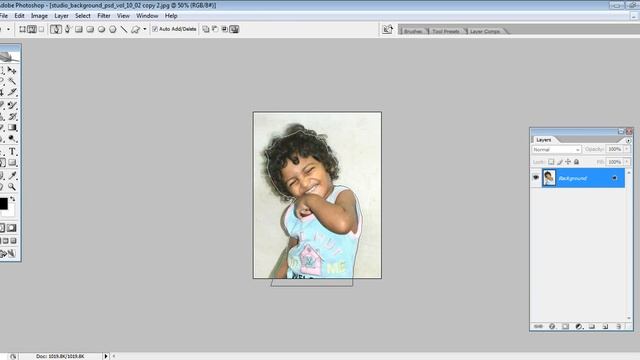 Background Change in Photoshop English смотреть онлайн
