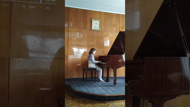 Матійчик Кіра Двоголосна Інвенція Й. С. Бах, Лисенко Полька, Етюд опус 299 #8 К. Черні смотреть онлайн